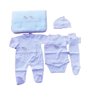 TdmKids – Conjunto – Primeira Roupinha – Cão Rosa