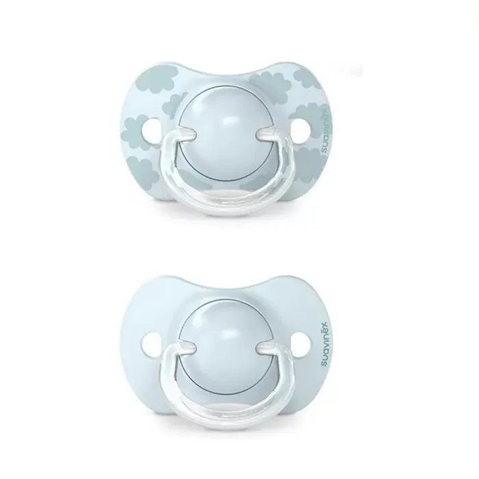 Suavinex – 2 Chupetas – Silicone SX Pro Fisiológica 0-6m – Dreams Nuvens Azul - Image 2