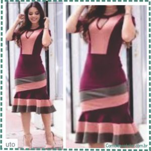 Molde Vestido Tricolor 71/18